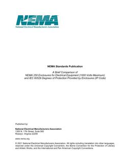 ANSI/NEMA NEMA 250-IEC 60529 Comparison