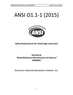 ANSI O1.1-1-2015